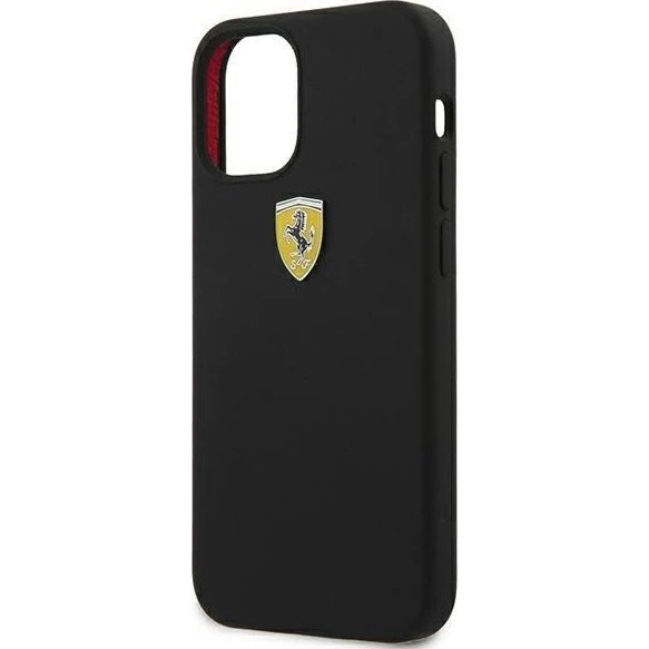 Ferrari On Track Silicone Case til iPhone 12 mini - Sort
