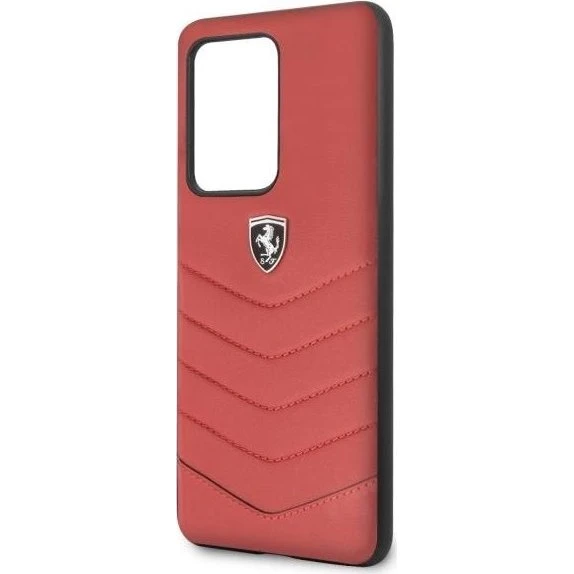 Ferrari Heritage Quilted Case til Samsung Galaxy S20 Ultra - Rød