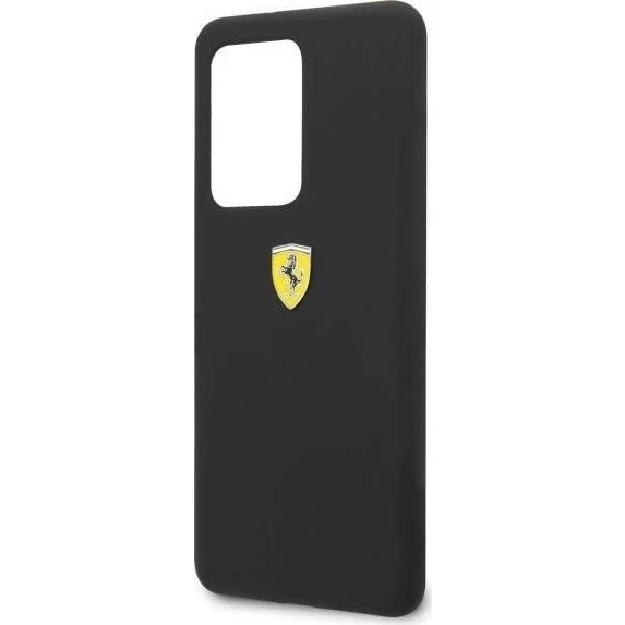 Ferrari Silicone Case til Samsung Galaxy S20 Ultra - Sort