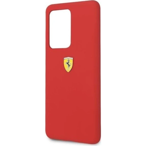 Ferrari Silicone Case til Samsung Galaxy S20 Ultra - Rød