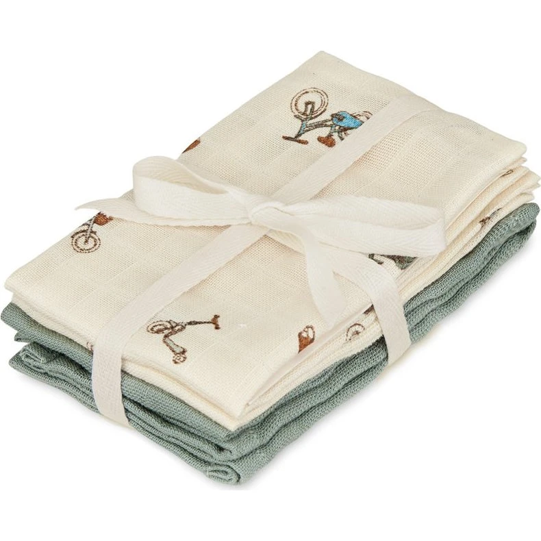 Cam Cam Copenhagen Bicycles Vaskeklude 4-pak