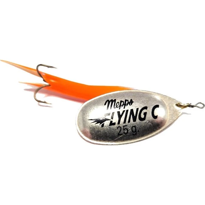 Mepps Flying C Upstream 25g - Fluorescerende orange/sølv