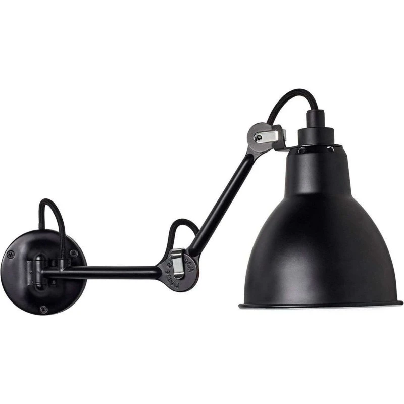 Lampe Gras 204 Væglampe - Sort