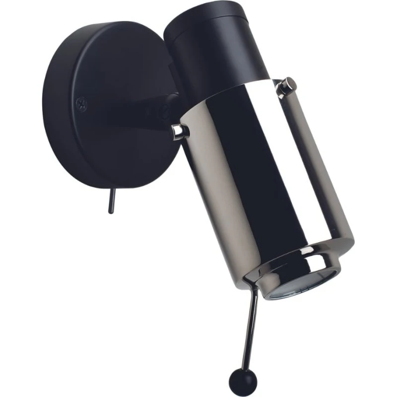 DCW Editions Biny Spot LED - Sort/Nikkel m. afbryder