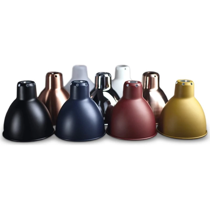 Lampe Gras lampeskærm Classic, rund, Ø 14 cm, sort/hvid