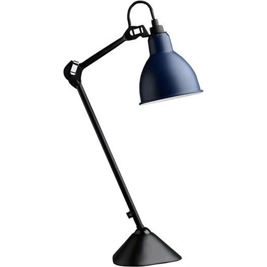 Gras N205 Bordlampe - Mat Sort & Mat Blå
