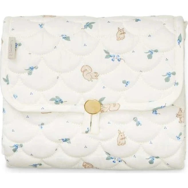 Cam Cam Copenhagen Blueberries Rejse-pusleunderlag (quiltet)