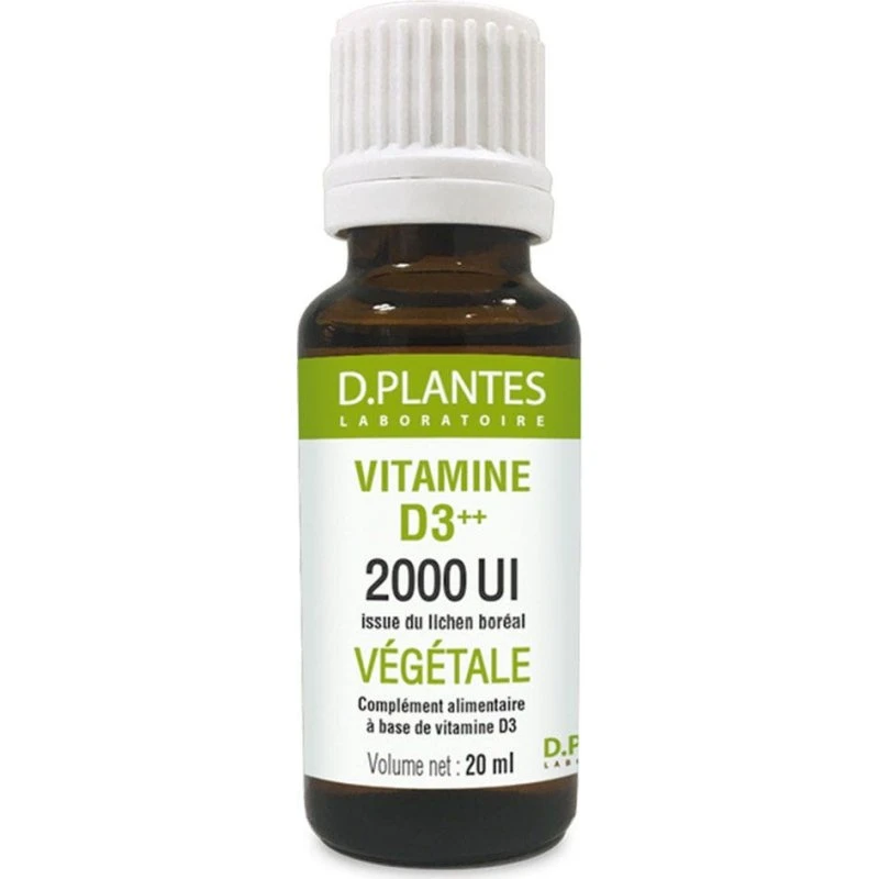 D. Plantes Vegetabilsk Vitamin D3++ 2000UI 20ml