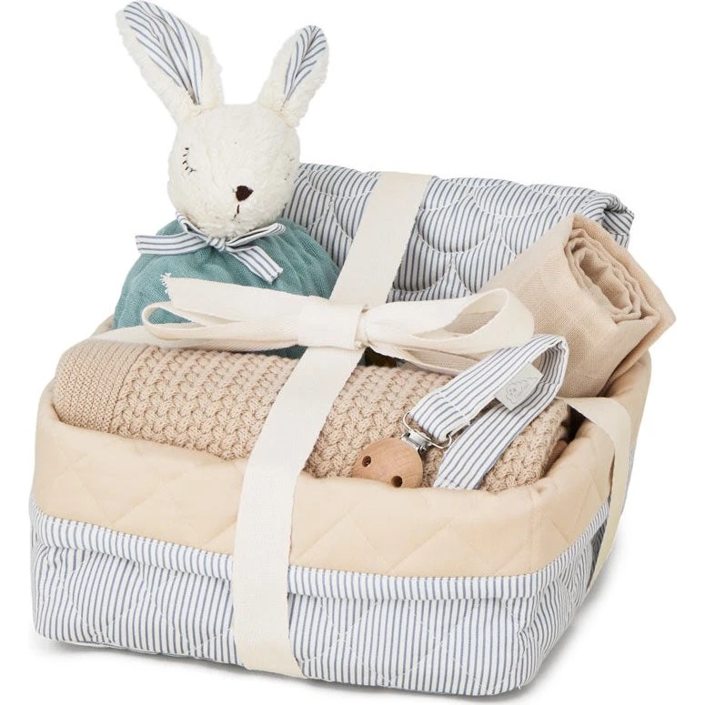 Cam Cam Copenhagen Carousel Babyshower Gavekurv - Classic Stripes Blue