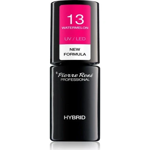 Pierre René Hybrid Gel Neglelak nr. 13 Vandmelon 6 ml