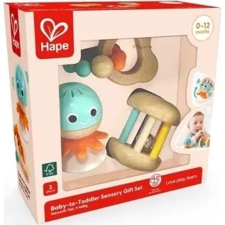 Hape Gavesæt til baby, sensorisk 3 dele