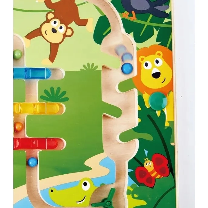 Hape Jungle Labyrinth magnetisk labyrint (24+ måneder)