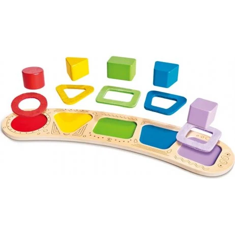 Hape Formpuslespil til småbørn - Farve og formsortering