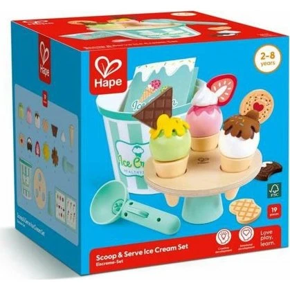 Hape Den lille Isbar – Scoop & Serve isbøtte 16,5x13x16,5 cm