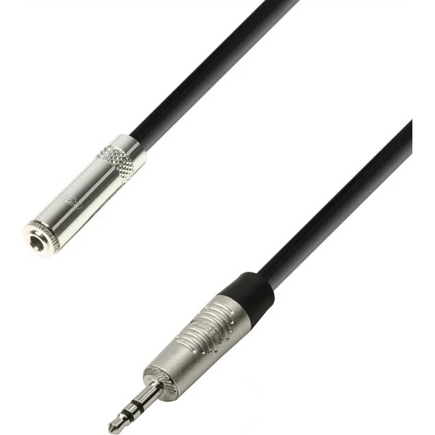Adam Hall Cables 3 m 3,5 mm TRS headset-forlængerkabel