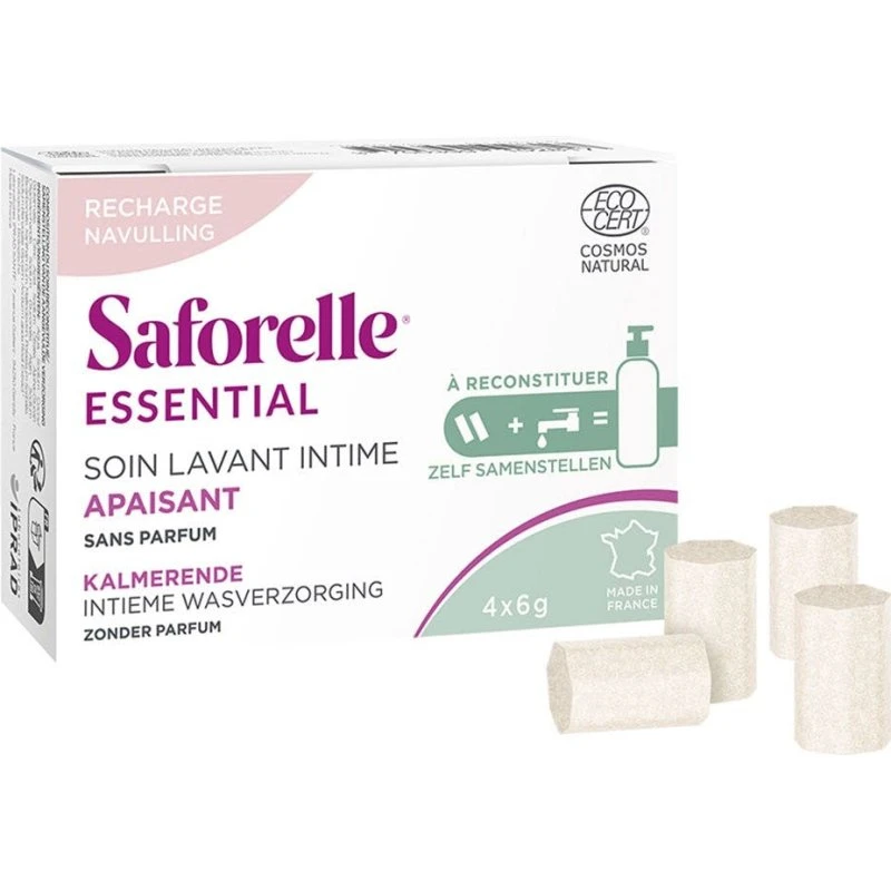 Saforelle Essential Refill Soothing Intim Cleansing 4x6g