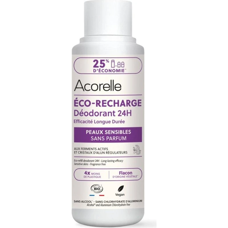 Acorelle 24 timers Roll-on Deodorant til Sensitiv Hud, 100ml