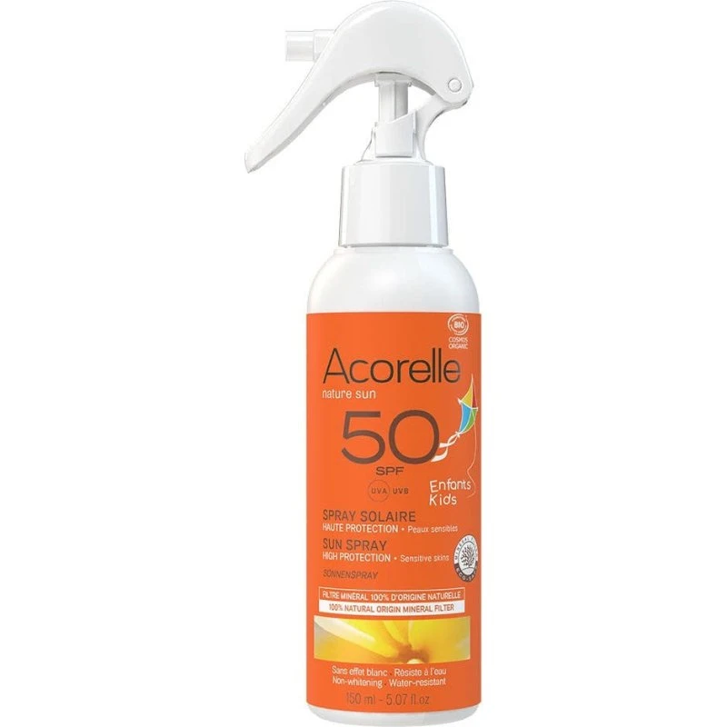 Acorelle Solar Spray Children SPF50 Bio Certified 150 ml
