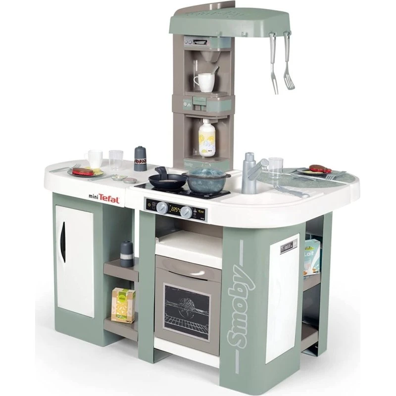 Smoby Tefal Studio XL Bubble Legetøjskøkken – Turkis, 3+