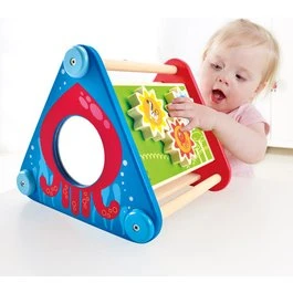 Hape Take-Along Aktivitetskube 5-sidet - 24,6×23,4×21 cm