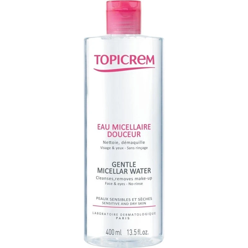 Topicrem Micellar Vand Blødhed 400ml - Til følsom hud