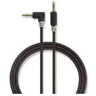 Universal Stereo-audio kabel 3,5 mm han, guldplateret 1,0 m