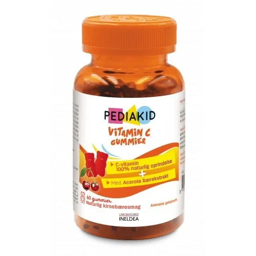PEDIAKID C-vitamin Gummies Cherry, 60 stk.