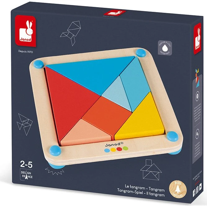 Janod Essentiel Tangram Kortspil (2+ år)
