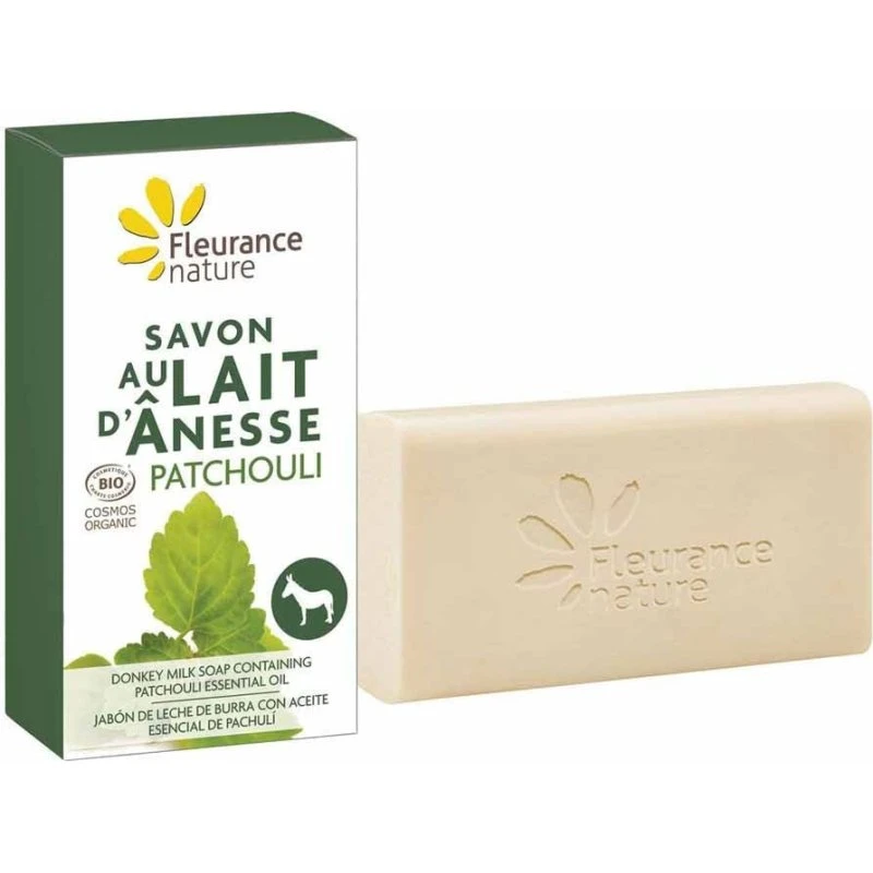 Fleurance Nature Æselmælk & Patchouli Sæbe (100 g)