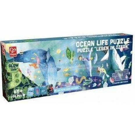 Hape Gulvpuslespil 200 brikker – Under havet 150×30 cm