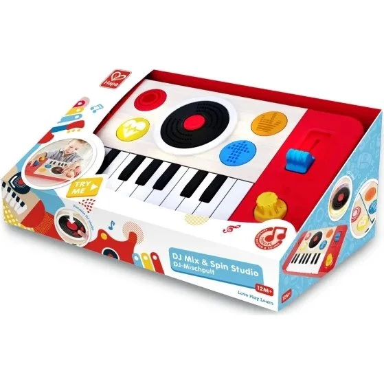 Hape DJ mikserpult til de mindste 34x18,5 cm