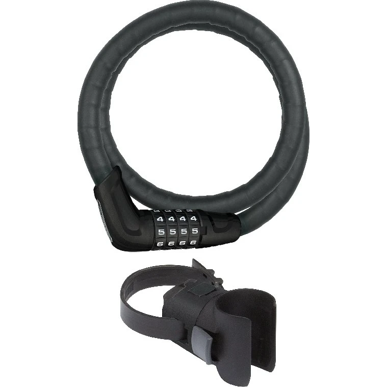 ABUS Steel-O-Flex 6615 Tresorflex Combo 85 cm - Sort