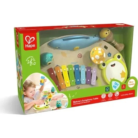 Hape Nature's Symphony Musikbord - til børn fra 1 år