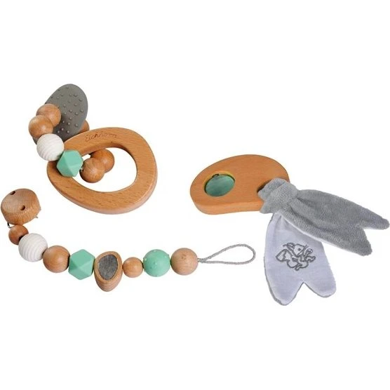Eichhorn Baby Pure Wooden Gift Set 3-delt