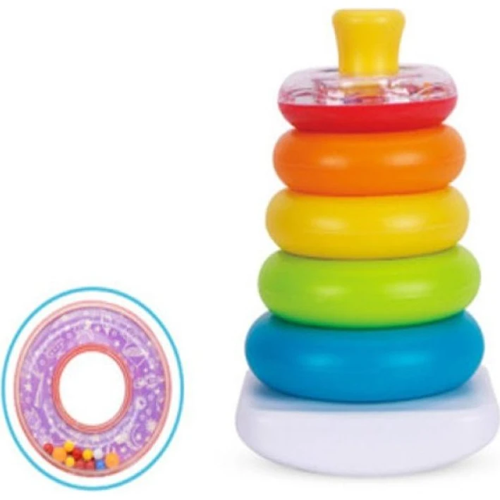 Happy Baby Vippende stabletårn - 7 dele