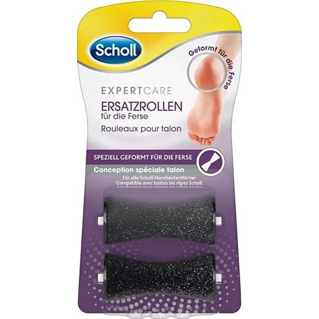 Scholl Expert Udskiftningshoved til elektrisk fodfil, 2 stk.