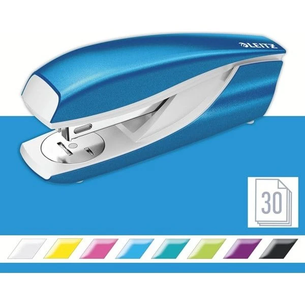 Leitz 5502 NeXXt WOW Hæftemaskine, Blå (30 ark)