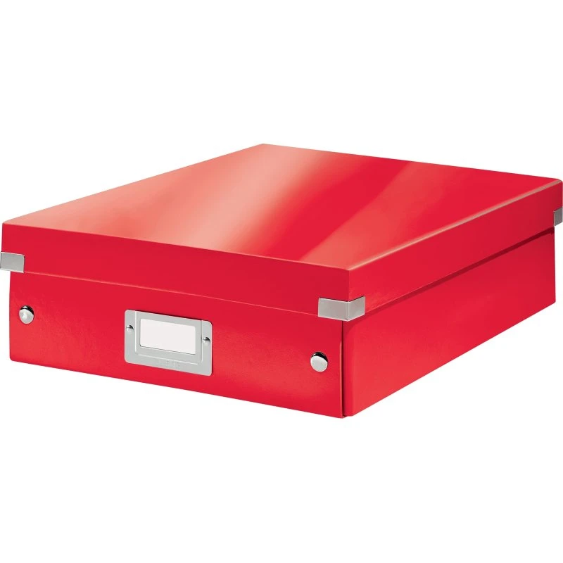Leitz Click & Store WOW Organiseringsboks Medium Rød