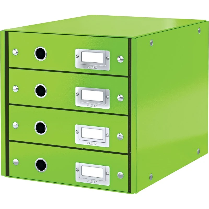 Leitz Click & Store WOW 4-skuffe skuffekabinet - Grøn