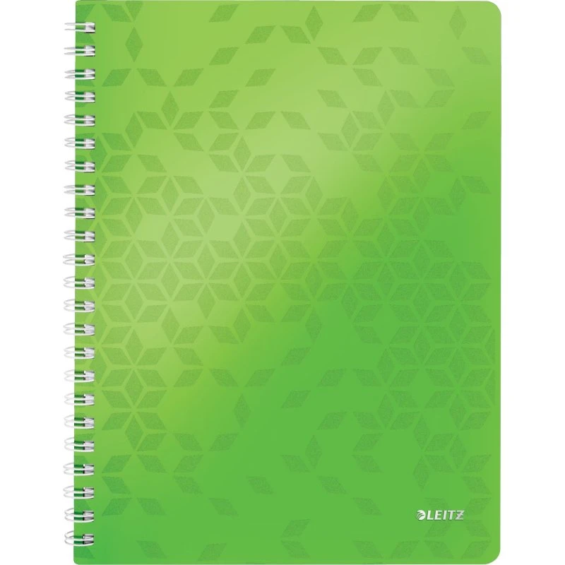 Leitz WOW PP A4 Notesblok - Grøn, 80 ark, linjeret