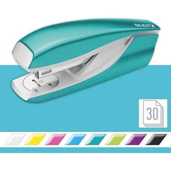 Leitz 5502 NeXXt WOW Hæftemaskine, 30 ark, Isblå
