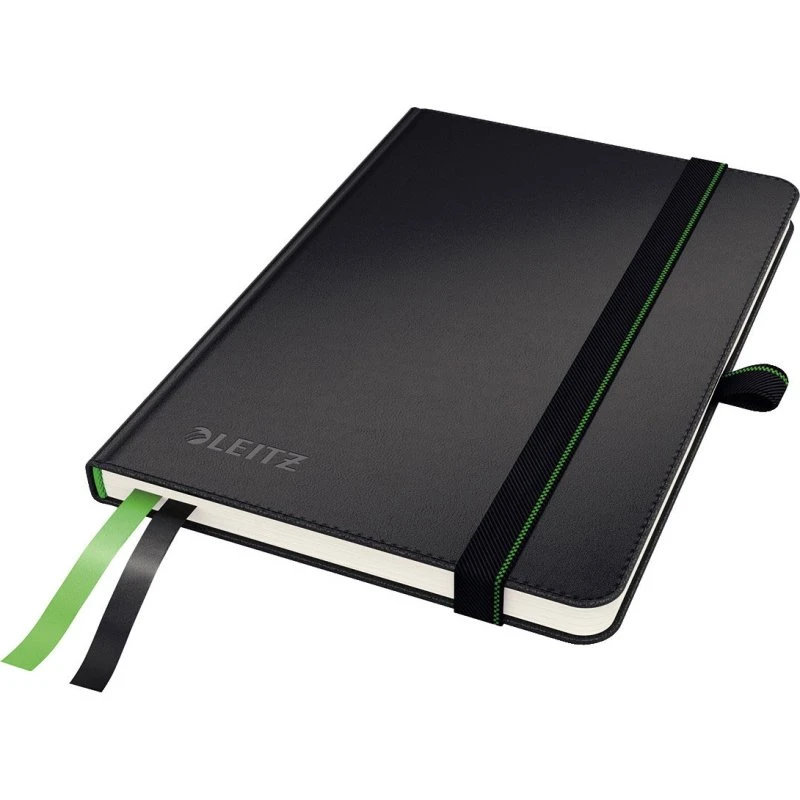 Leitz Complete A6 Notesbog, linjeret, sort