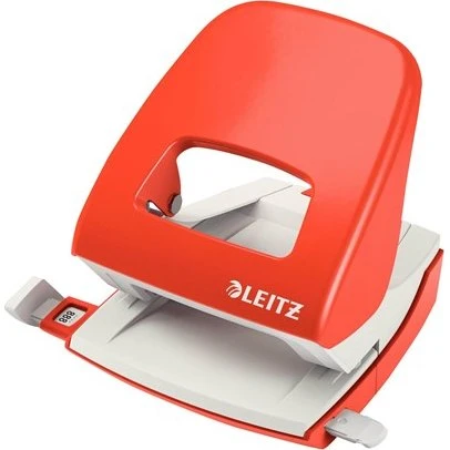 Leitz 5008 NeXXt 2-huls hulapparat, 30 ark, lysrød