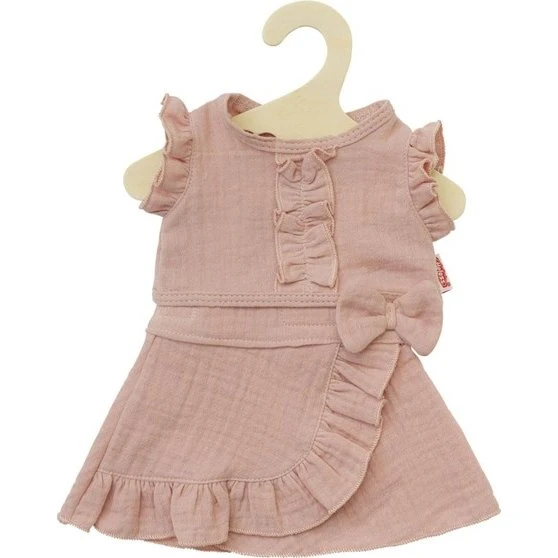 Heless Dolls Wrap Skirt Pink med flæser (35-45 cm)
