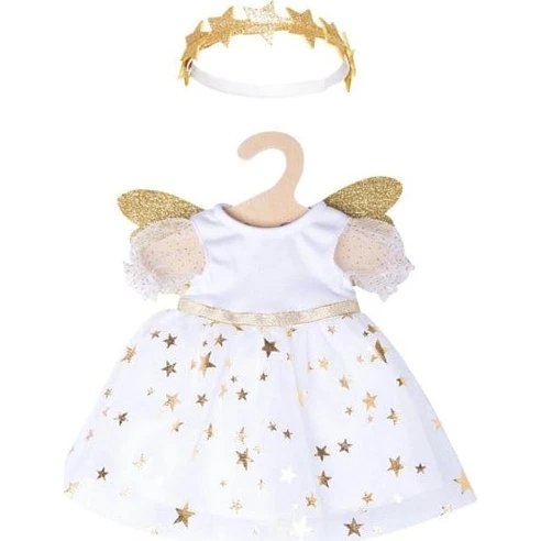 Heless Dukkekjole Engel med Stjerner, 35-45 cm