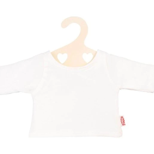 Heless Hvid T-shirt til dukker, 28-35 cm