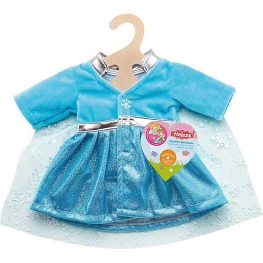 Heless Doll dress Ice Princess med kappe, 28-35 cm