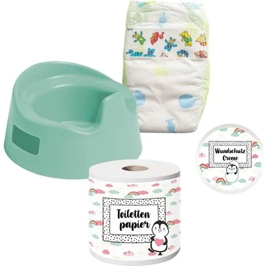 Heless Dolls Potty med tilbehør, 15 cm