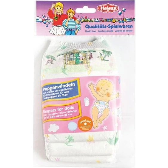 Heless Dukkebleer - 3 stk. til dukker 35-50 cm