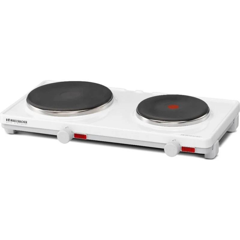 Rommelsbacher AK 3080 Dobbelt Kogeplade - 3000W - Hvid